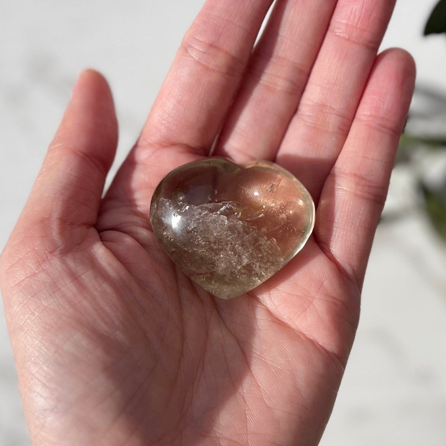 Smoky Quartz Heart 茶晶