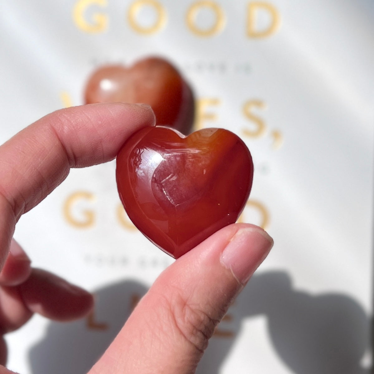 Carnelian Heart 紅玉髓