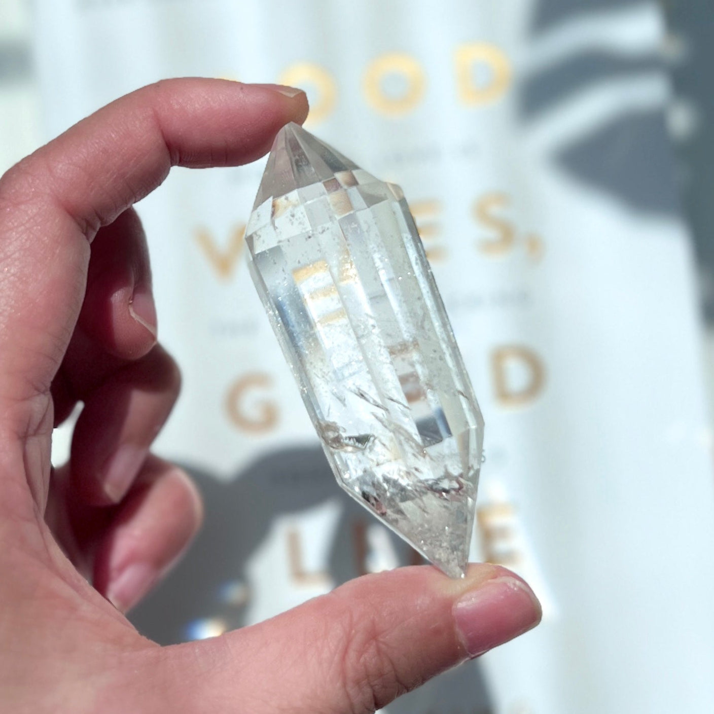 Clear Quartz Vogel (12 Facets) 白水晶