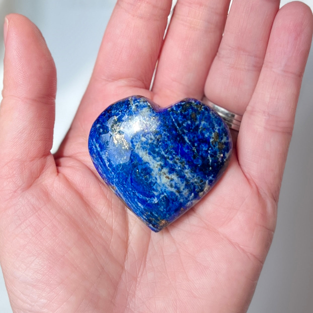 Lapis Lazuli Heart 青金石