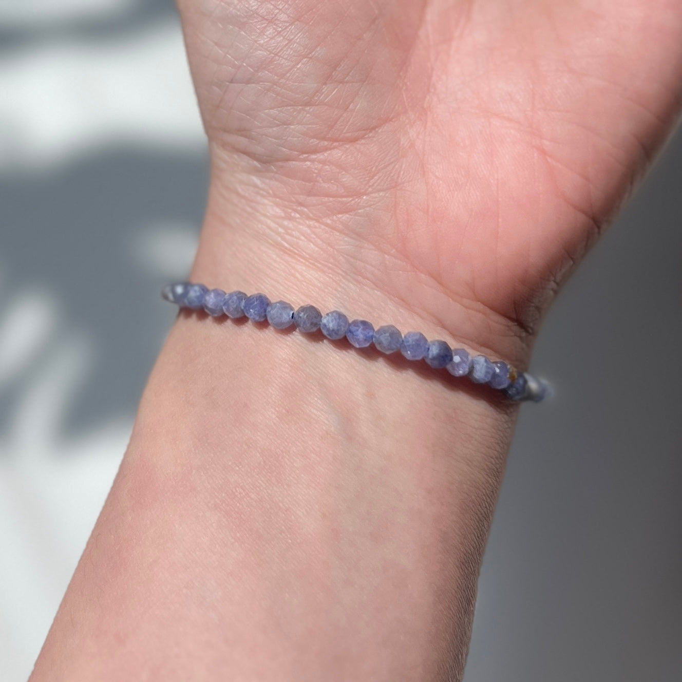 December Birthstone 12月誕生石 - Tanzanite Facet Bracelet 4mm 坦桑石