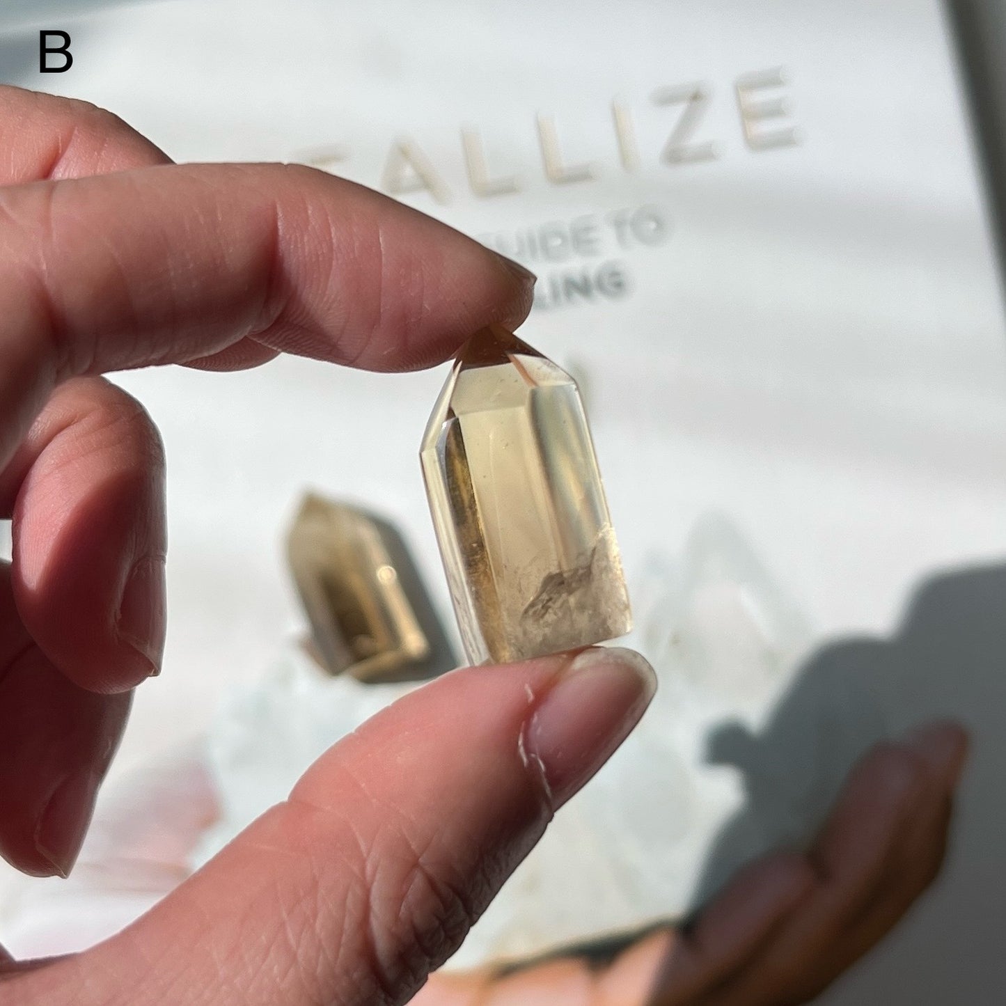 Natural Citrine Point 天然黃水晶