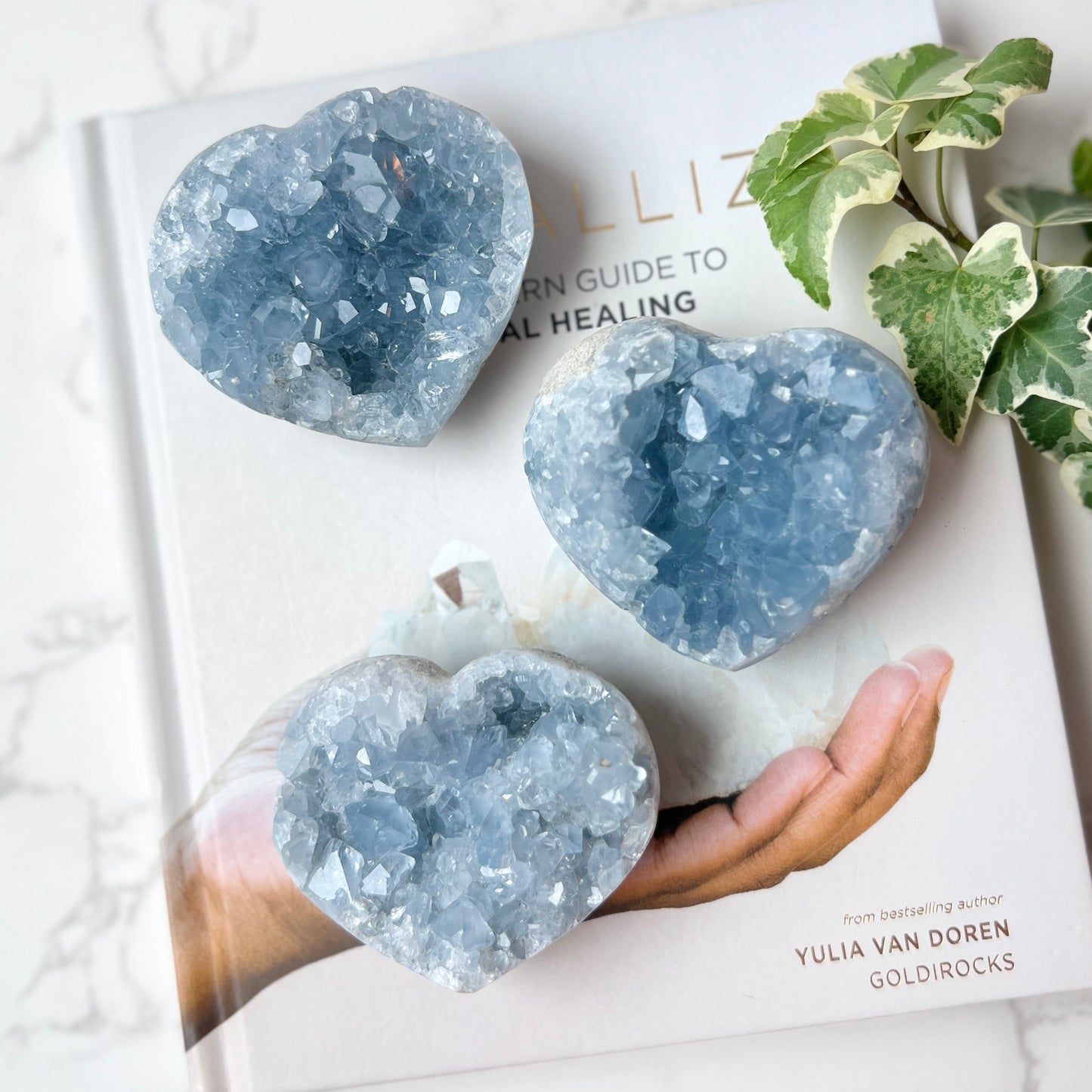 Celestite Heart 天青石