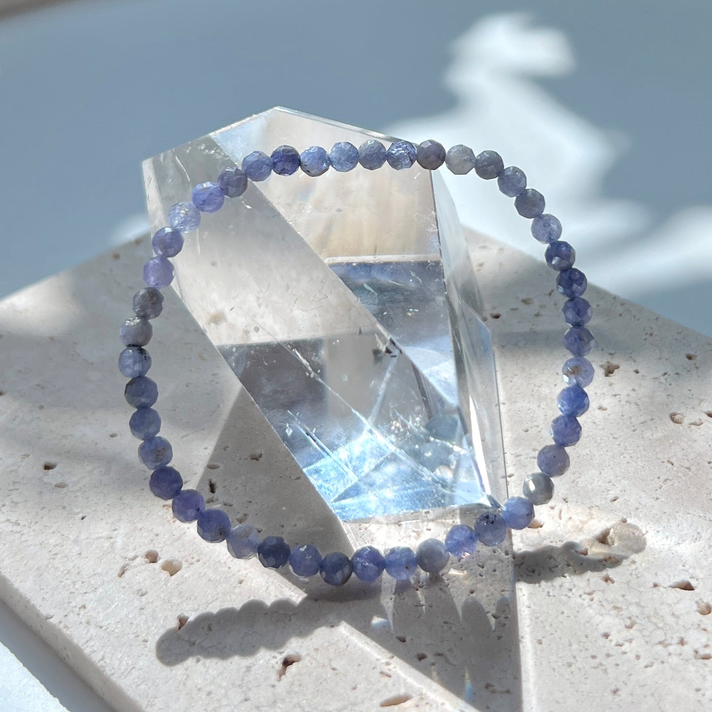 December Birthstone 12月誕生石 - Tanzanite Facet Bracelet 4mm 坦桑石