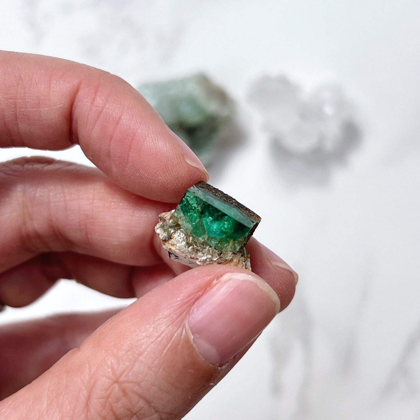 Fluorite Mineral 螢石礦標