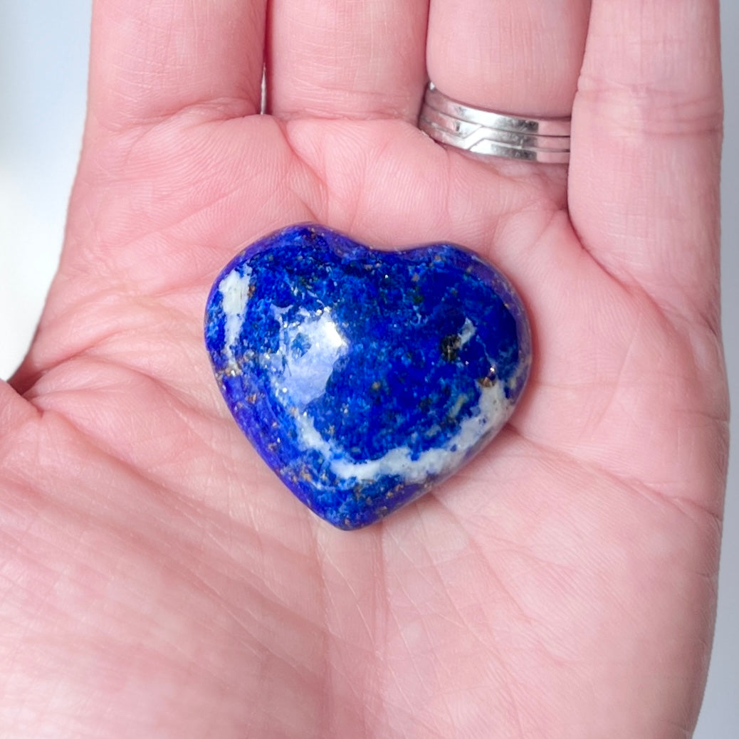 Lapis Lazuli Heart 青金石