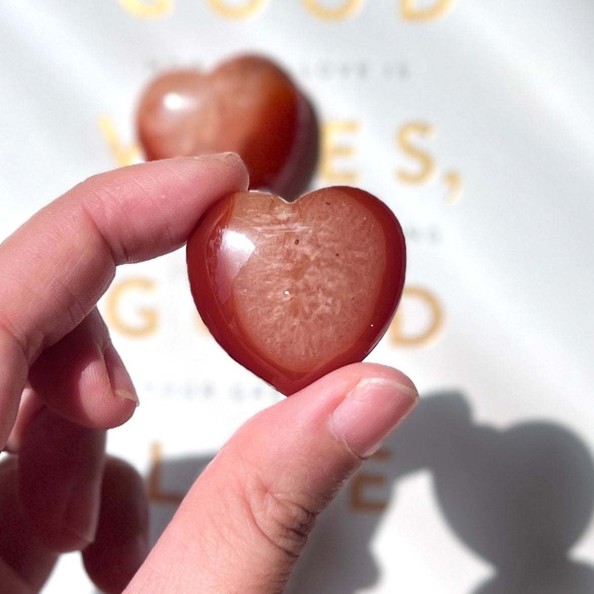 Carnelian Heart 紅玉髓