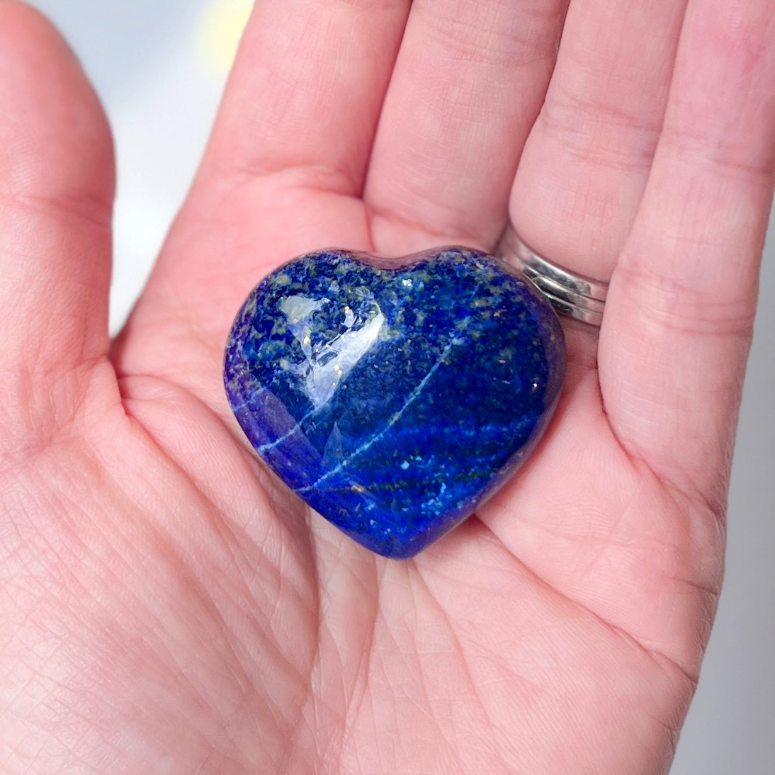 Lapis Lazuli Heart 青金石