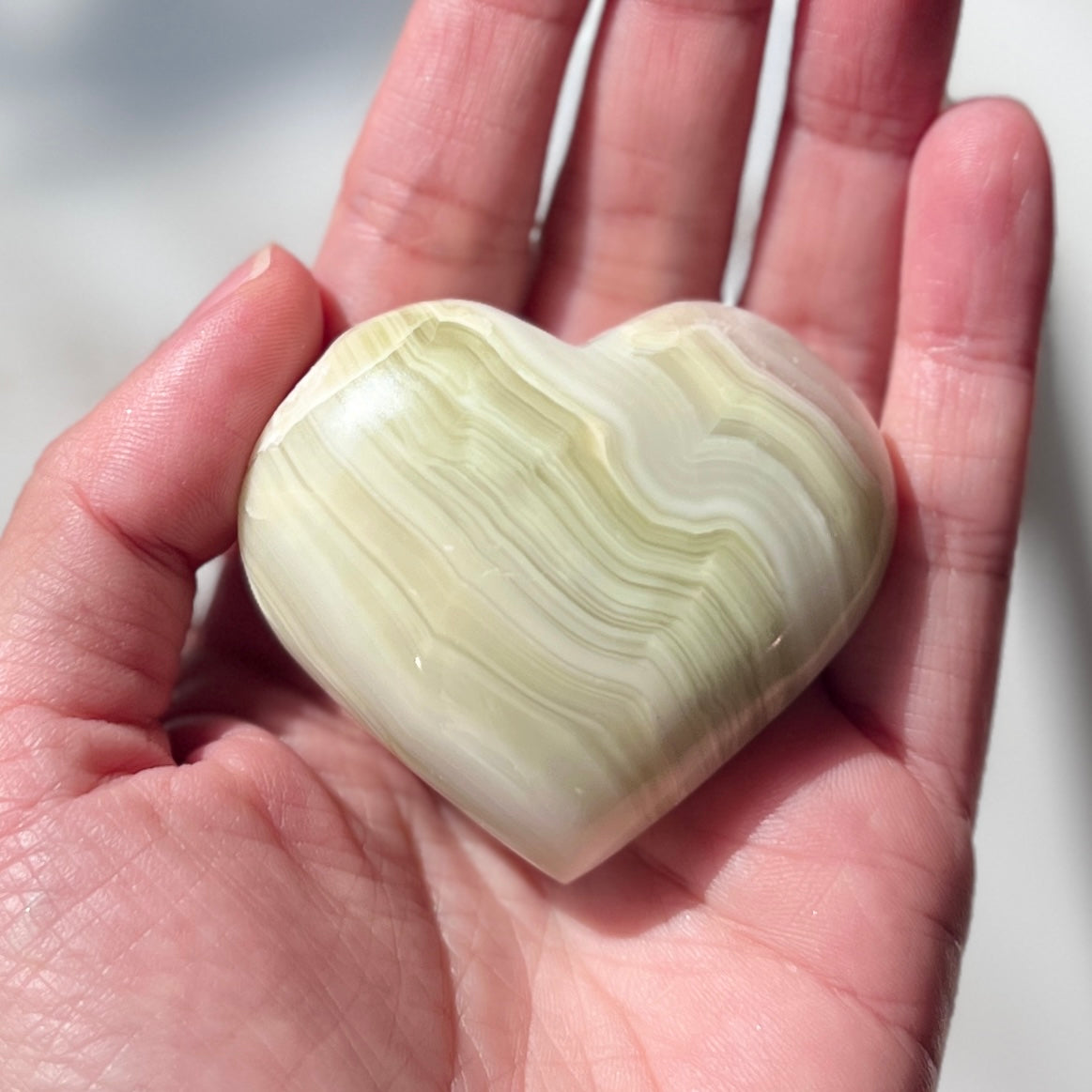 Green Onyx Heart 綠安力士