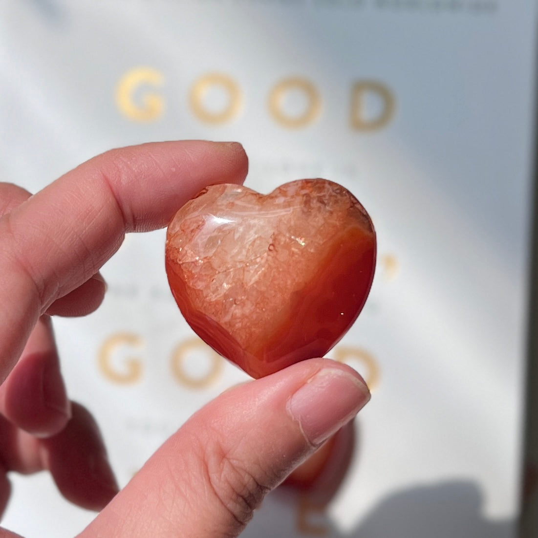 Carnelian Heart 紅玉髓