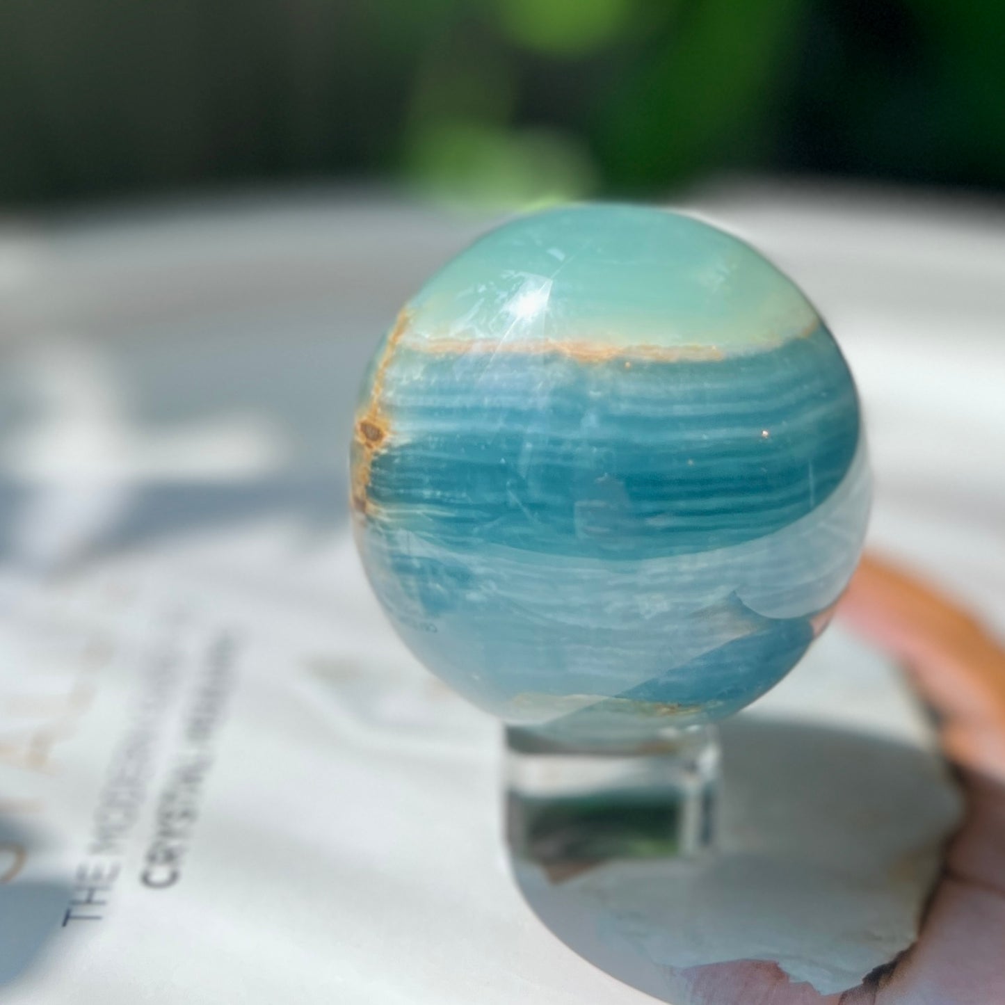 Blue Onyx Sphere 藍安力士