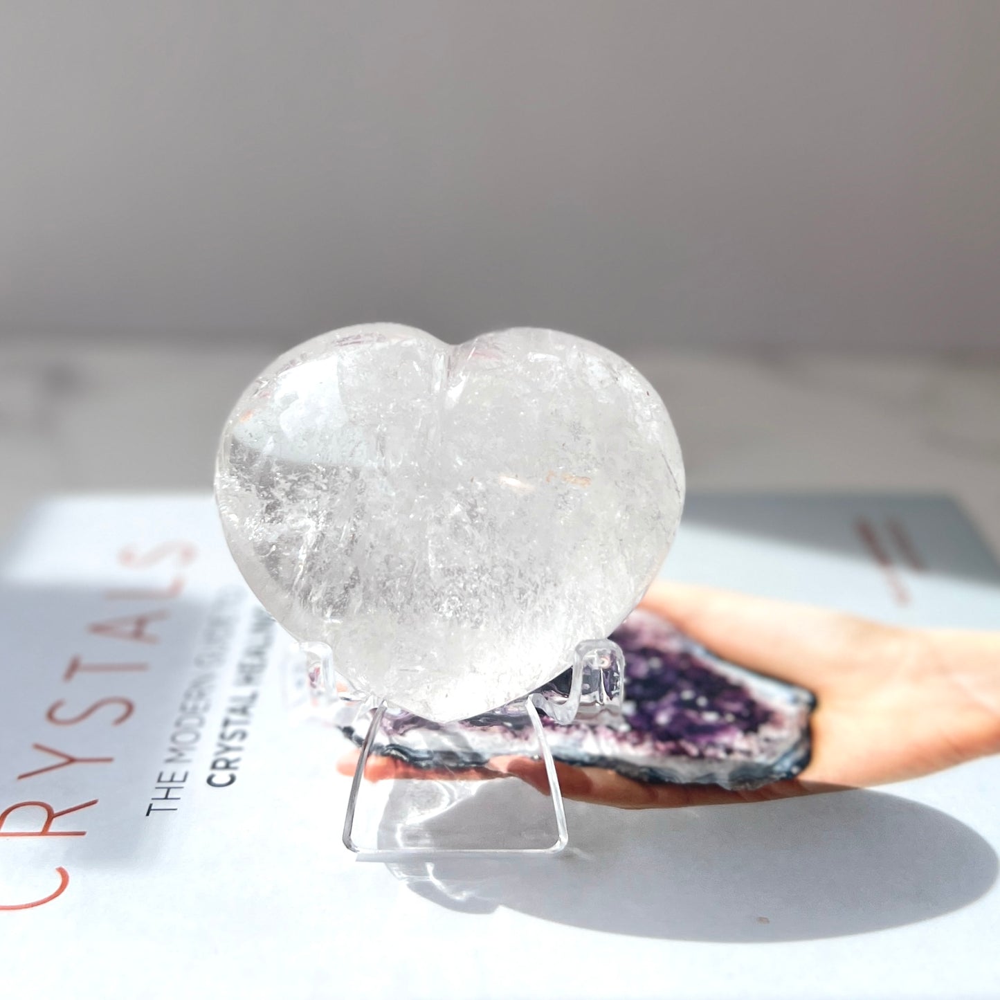 Clear Quartz Heart 白水晶
