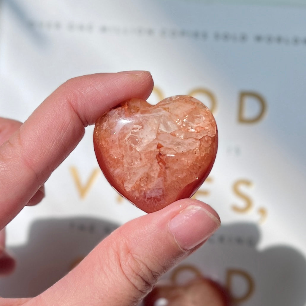 Carnelian Heart 紅玉髓