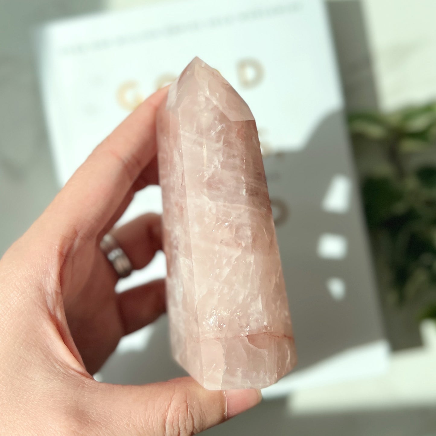 Hematoid Quartz (Fire Quartz) Point 火晶