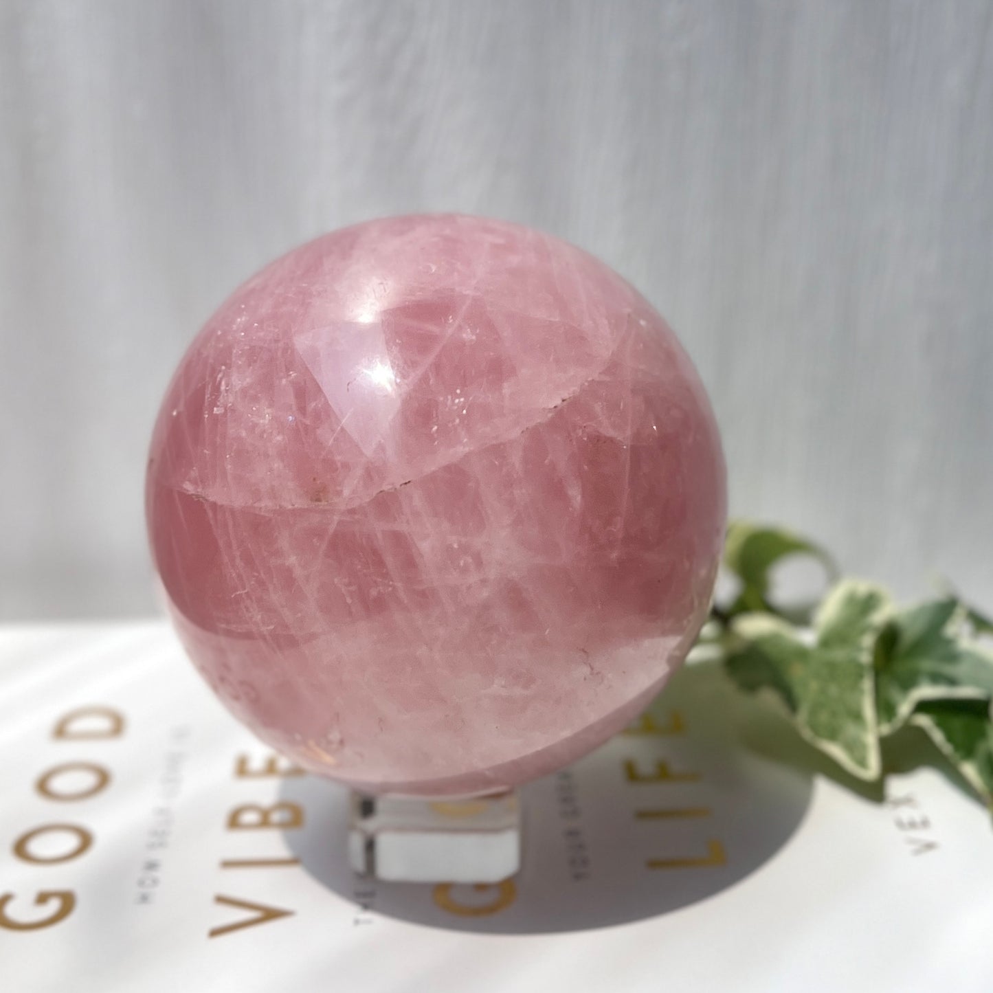Rose Quartz Sphere 8cm 粉晶