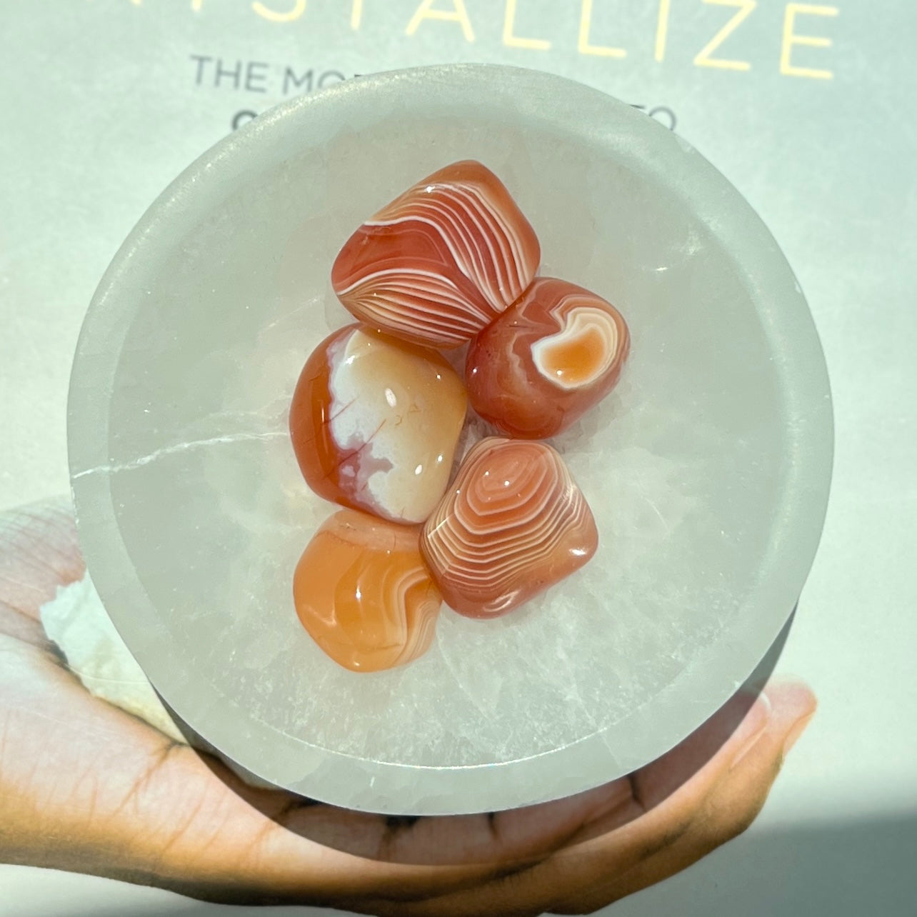 Carnelian Banded Tumble 2-3cm 紅玉髓