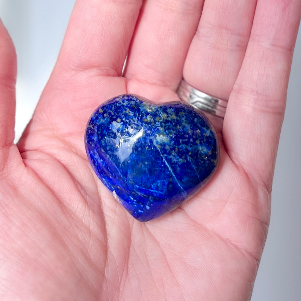 Lapis Lazuli Heart 青金石