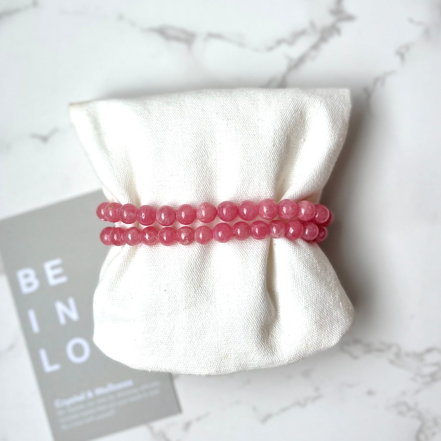 Rhodochrosite Bracelet 6mm 紅紋石