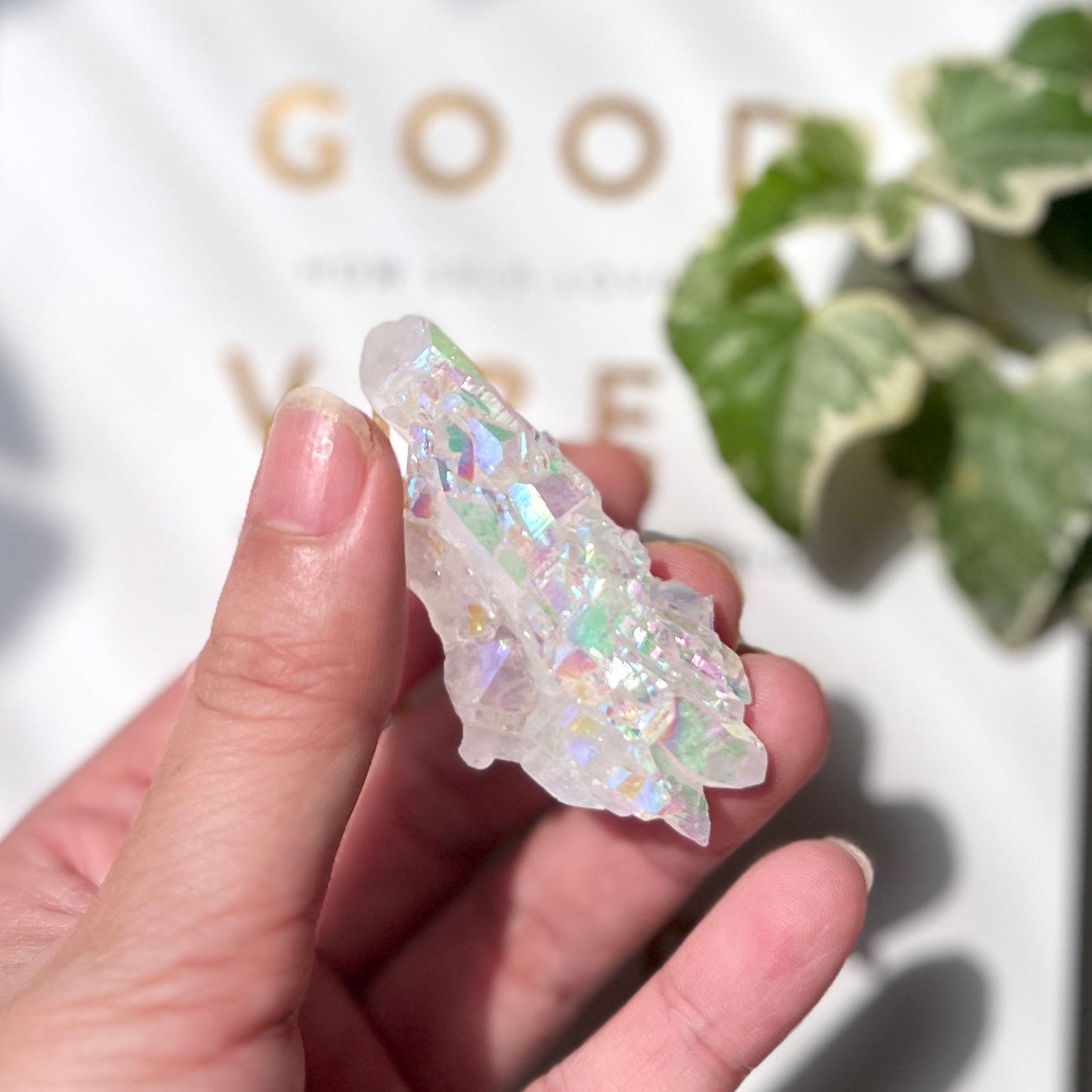 Angel Aura Quartz Cluster 天使光水晶