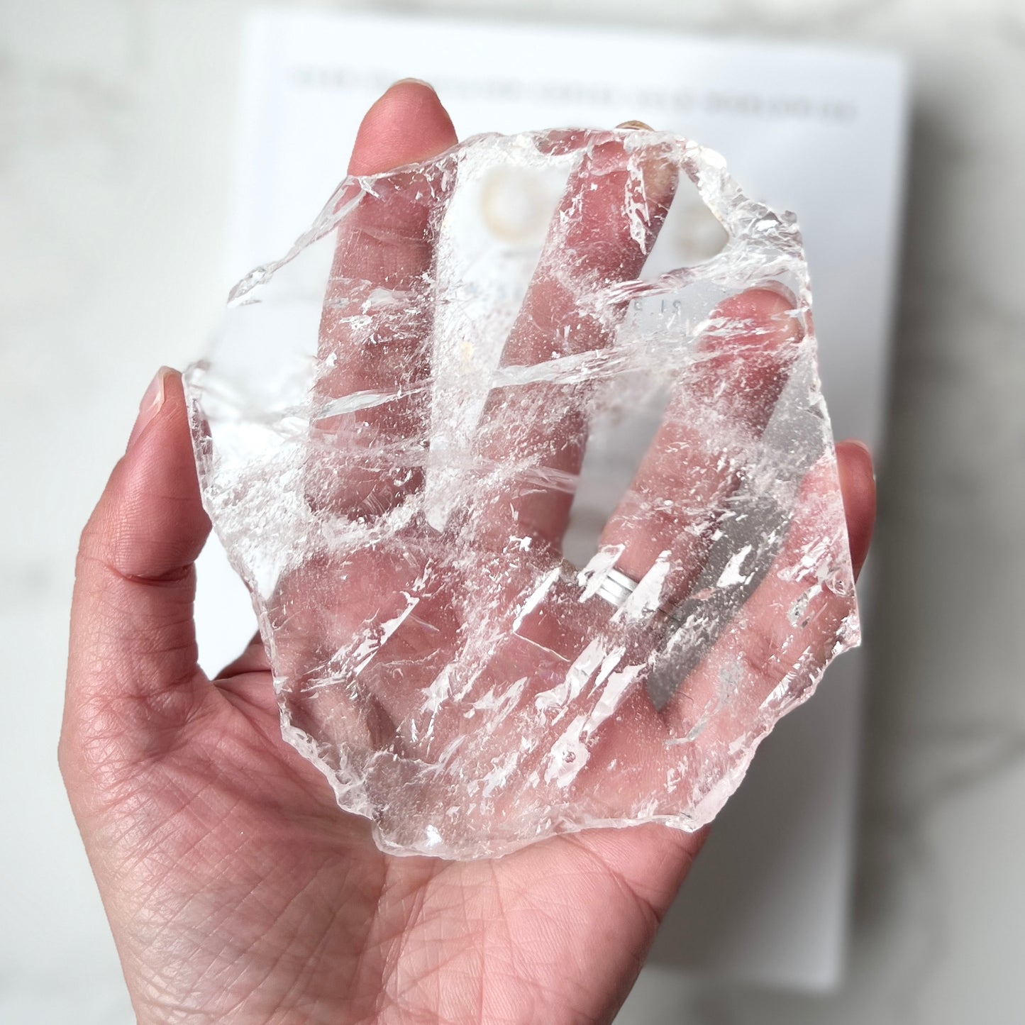 Clear Quartz Coaster 白水晶
