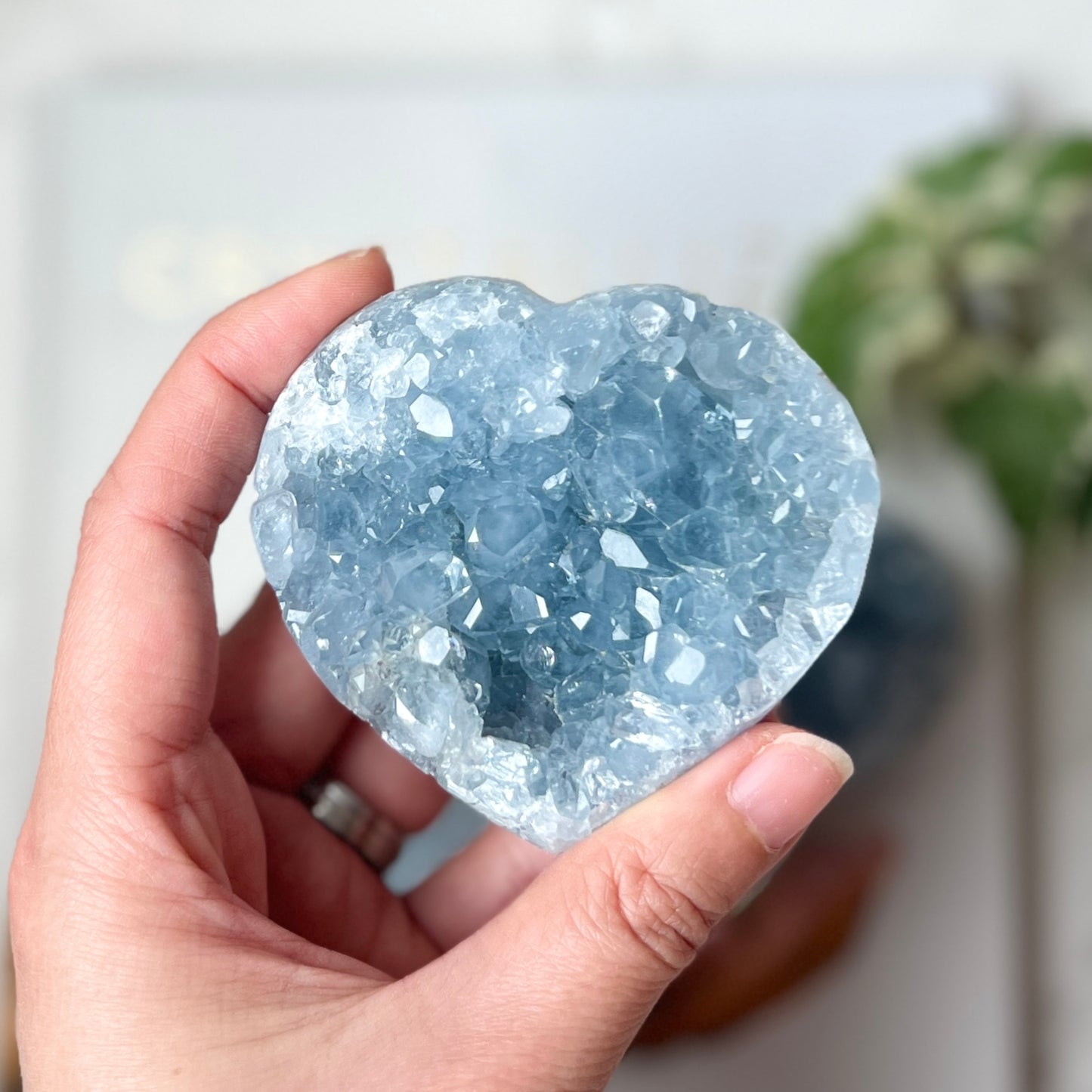 Celestite Heart 天青石