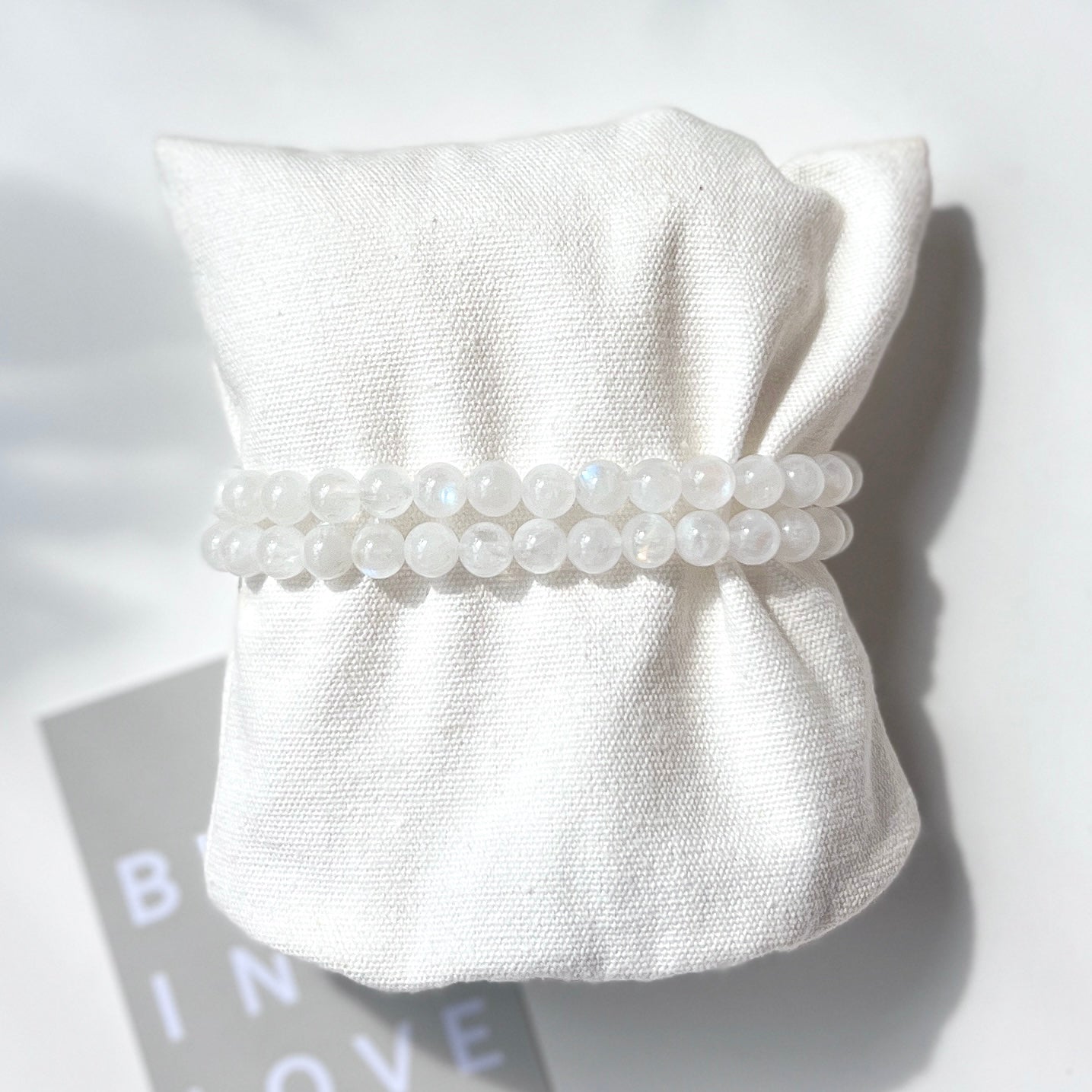 Moonstone Bracelet 6mm 月亮石