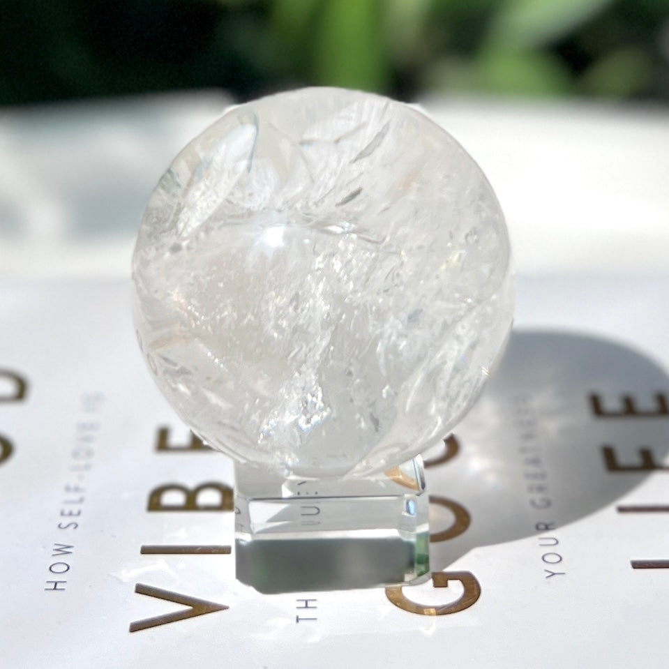 Clear Quartz Sphere 4.8cm 白水晶