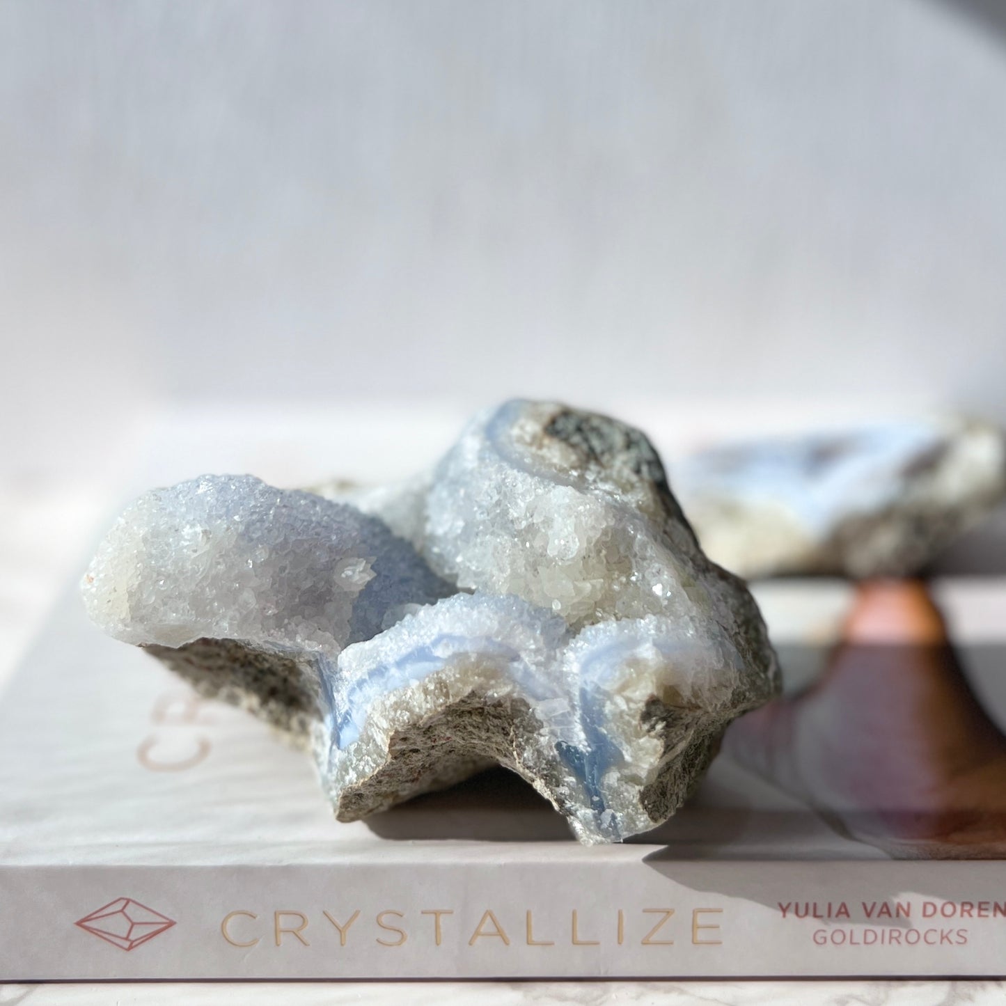 Blue Lace Agate Raw 藍紋瑪瑙