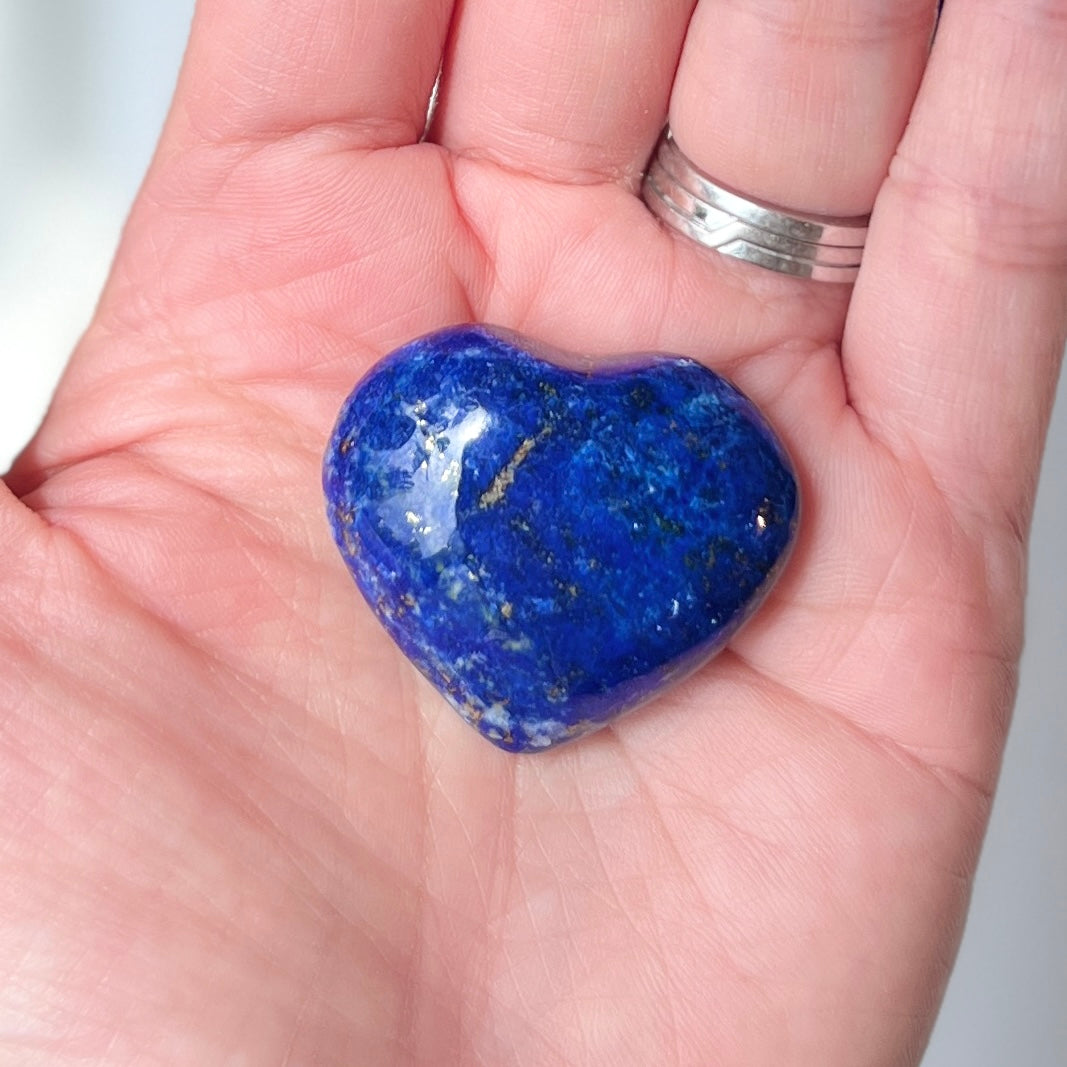 Lapis Lazuli Heart 青金石