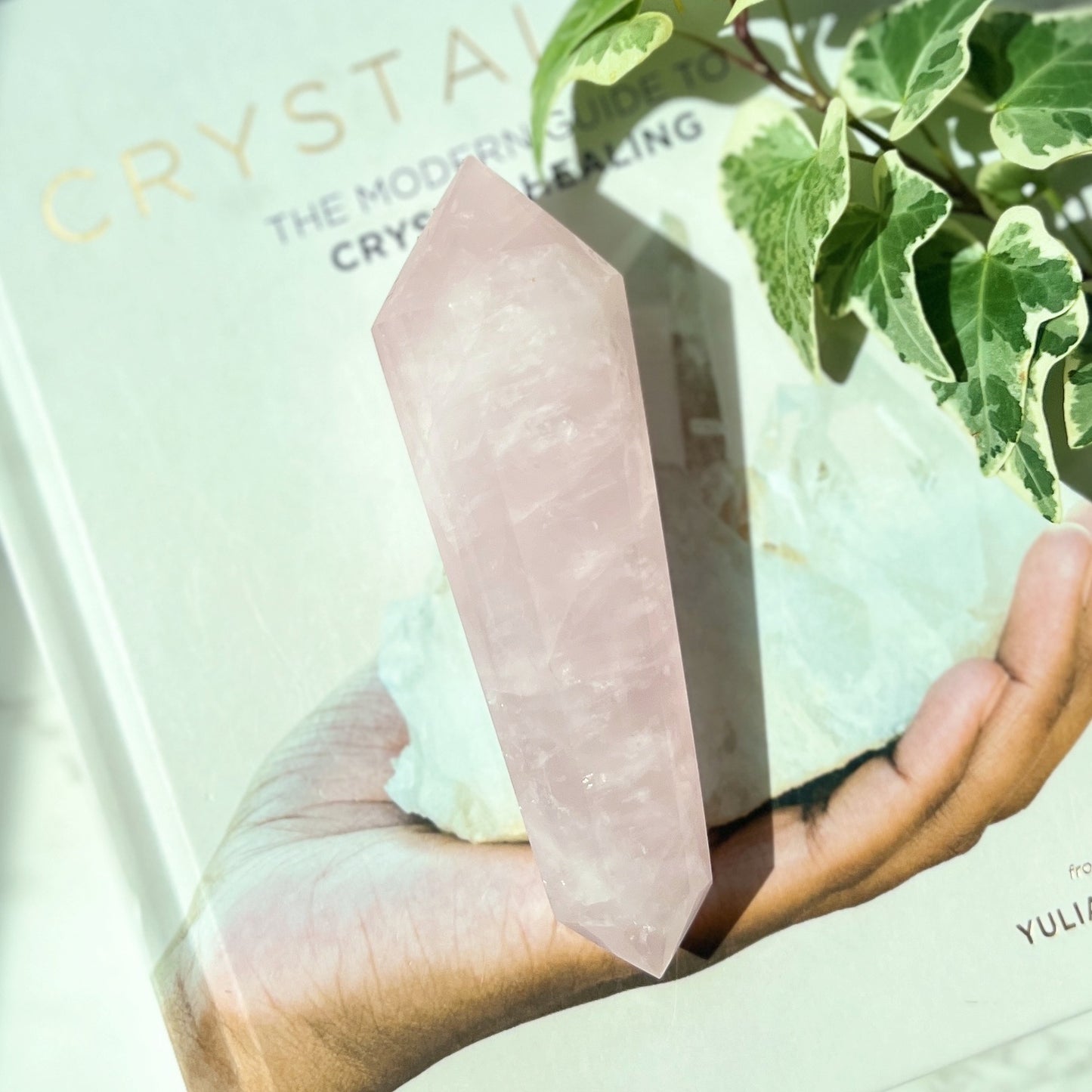 Rose Quartz Vogel (12 Facets) 粉晶