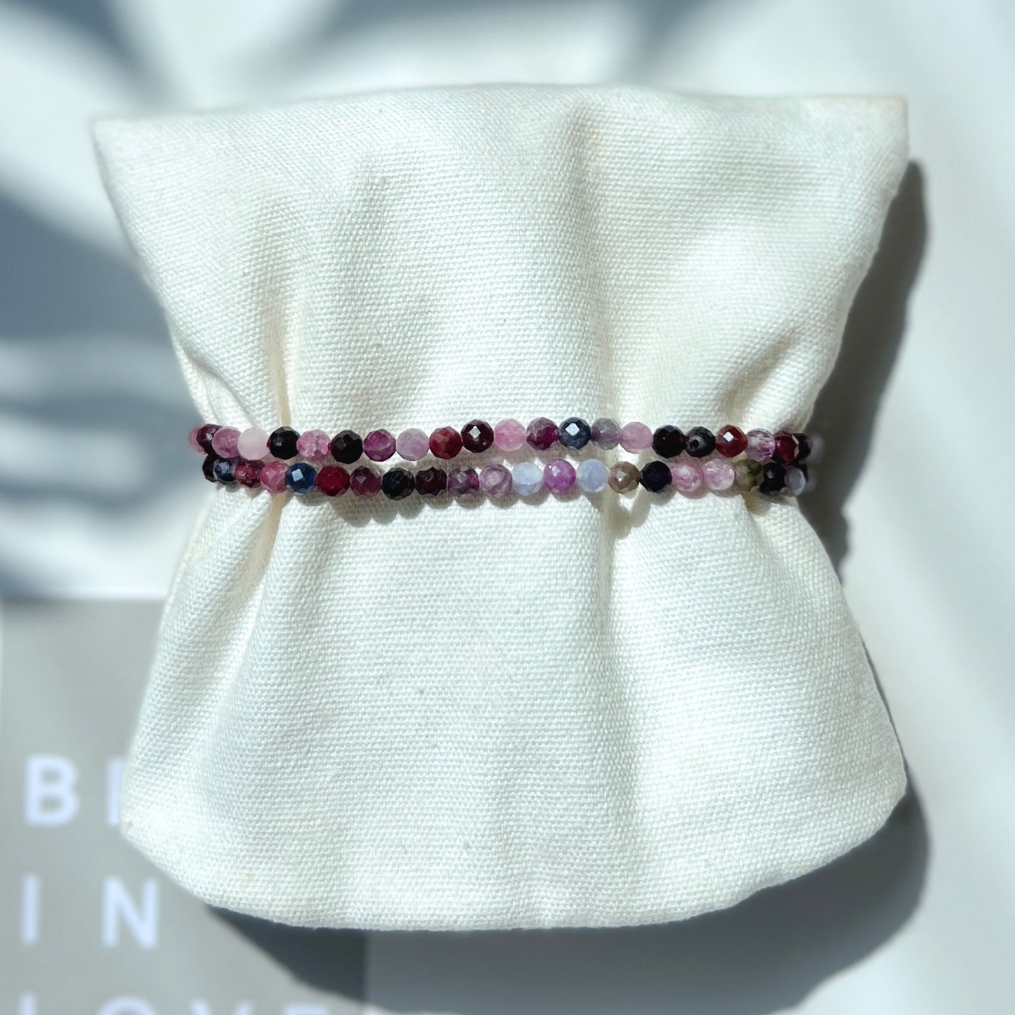 August Birthstone 8月誕生石 - Spinel Faceted Bracelet 4mm 尖晶石