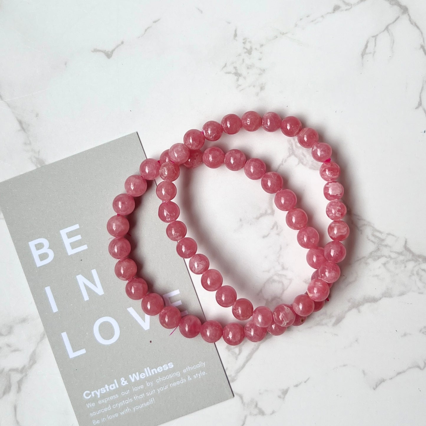Rhodochrosite Bracelet 6mm 紅紋石