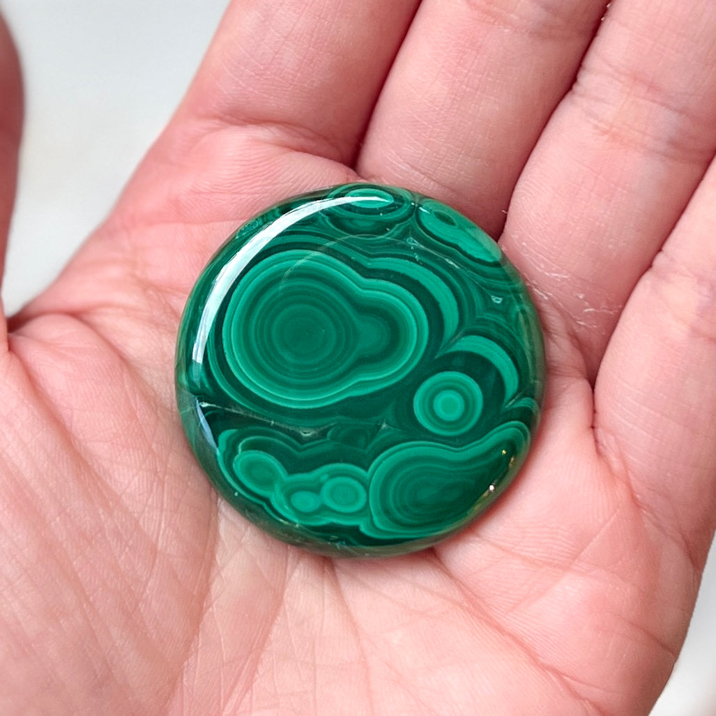 Malachite Palm Stone 孔雀石