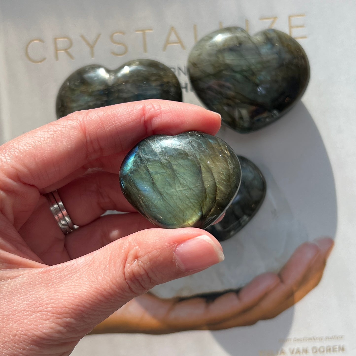 Labradorite Heart 拉長石