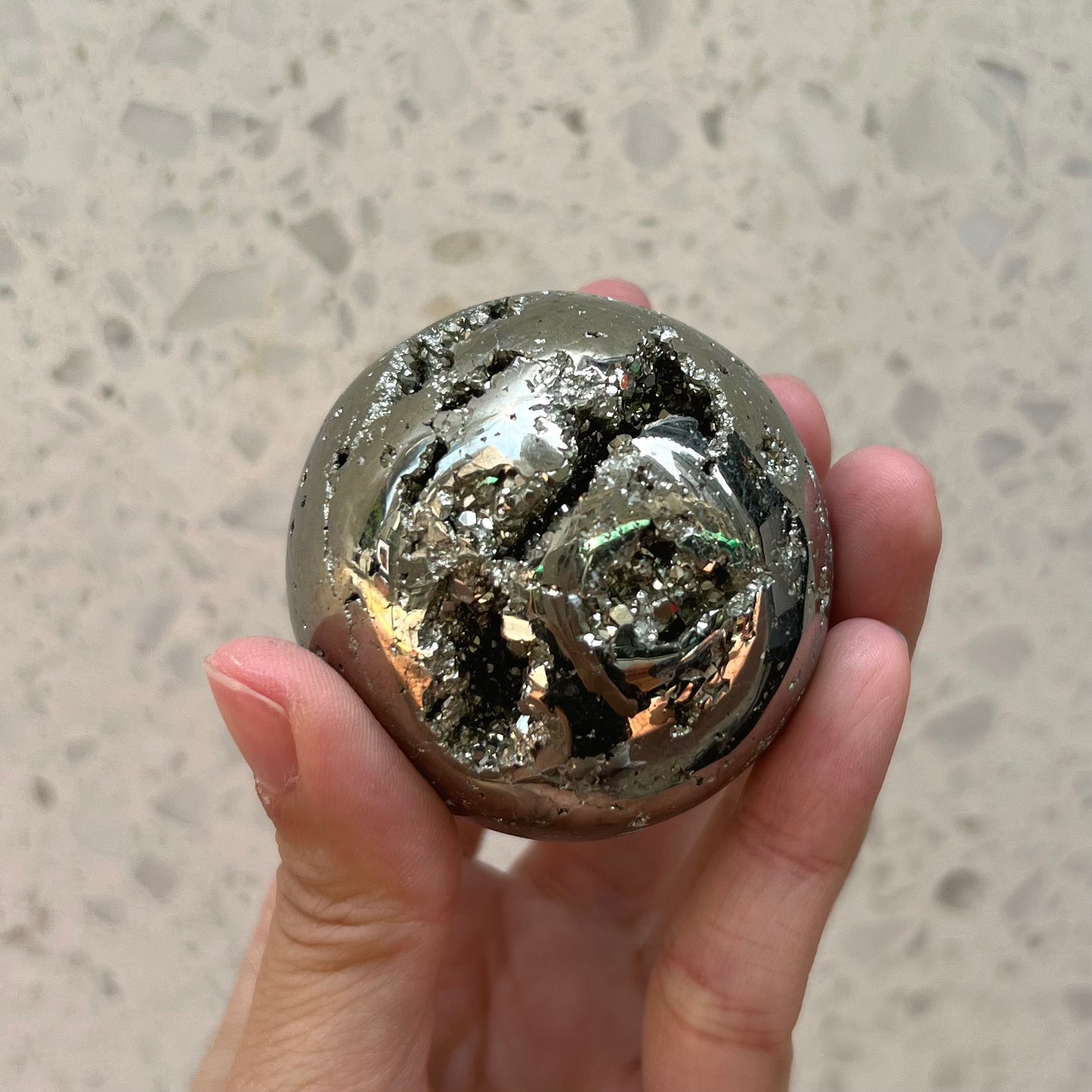 Pyrite Sphere 黃鐵礦