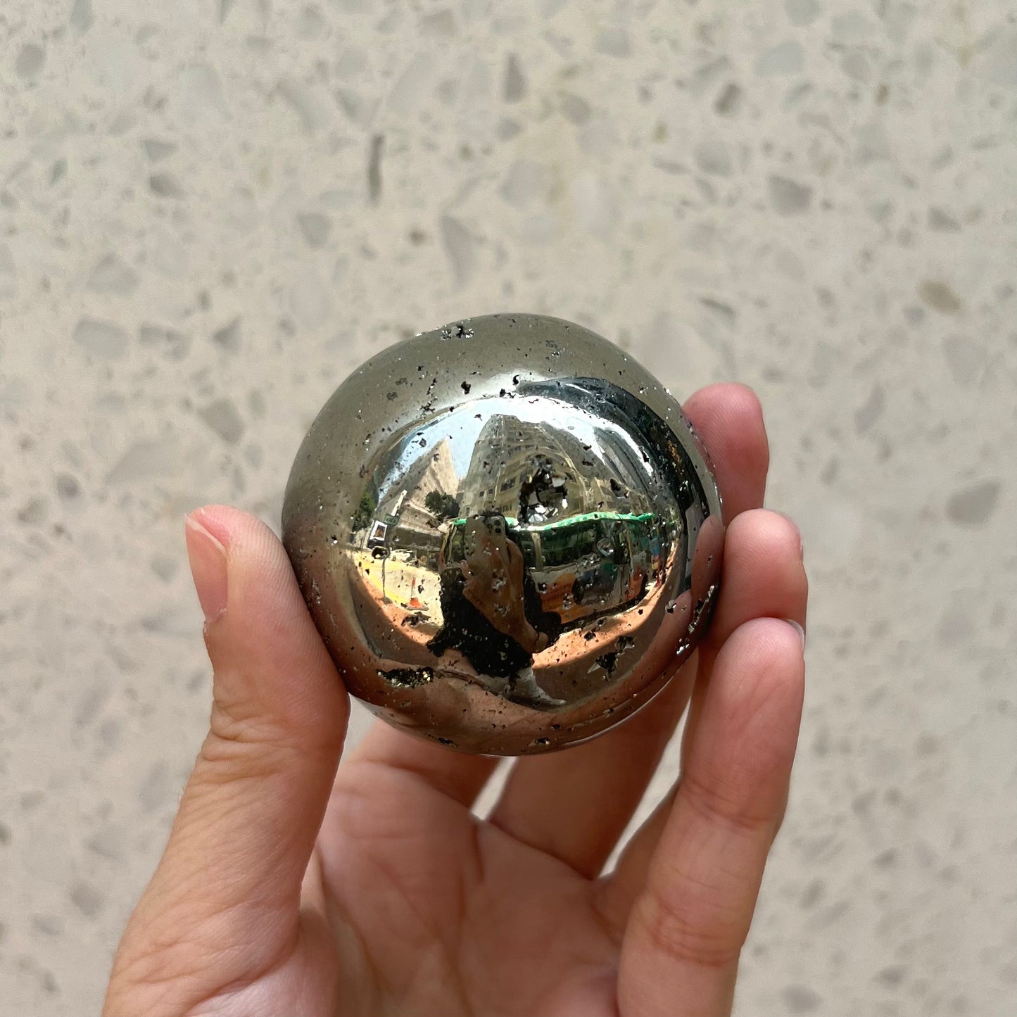 Pyrite Sphere 黃鐵礦