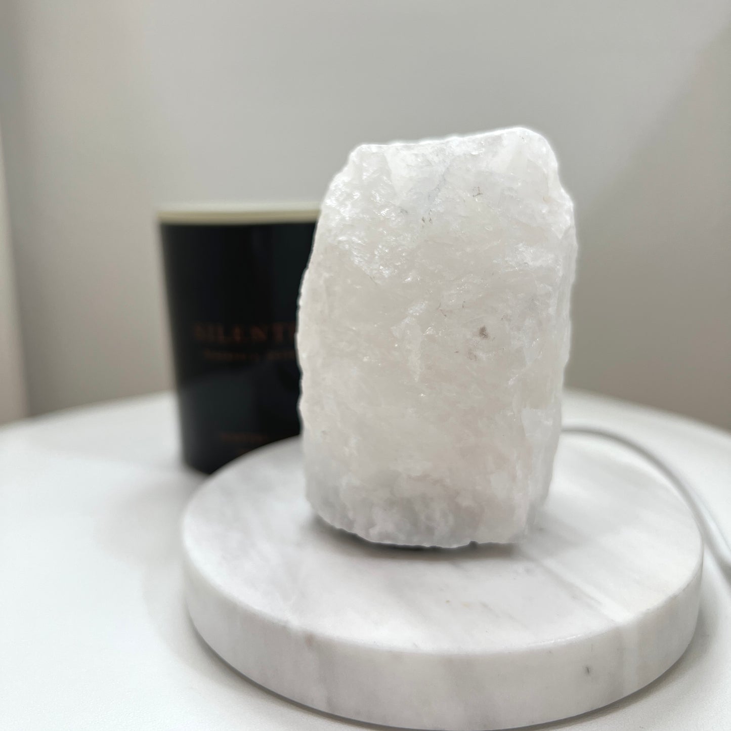 Clear Quartz Rough Lamp