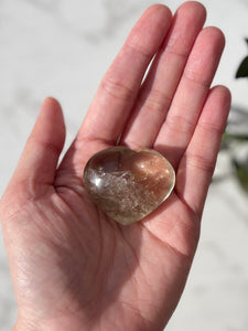 Smoky Quartz Heart (SQ-018)