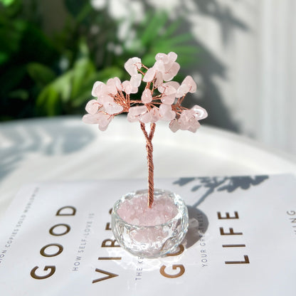 Rose Quartz Tree Mini 粉晶樹