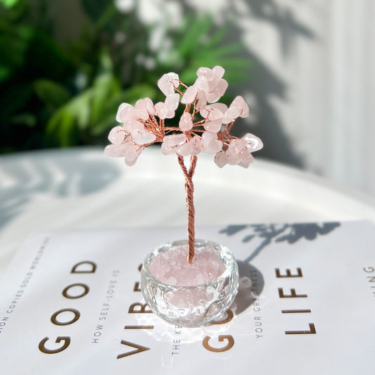 Rose Quartz Tree Mini 粉晶樹