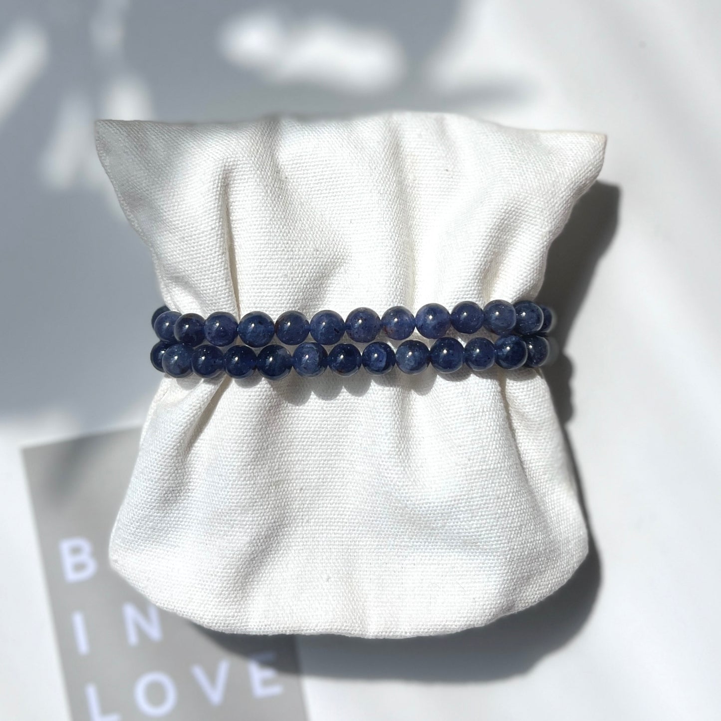 Iolite bracelet 6mm 堇青石