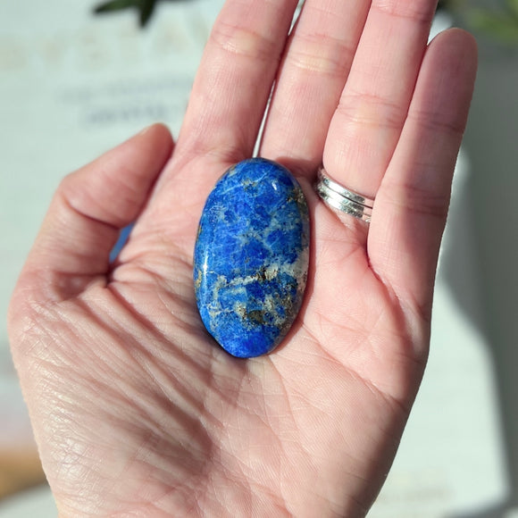 Lapis Lazuli Palm Stone (LL-013)