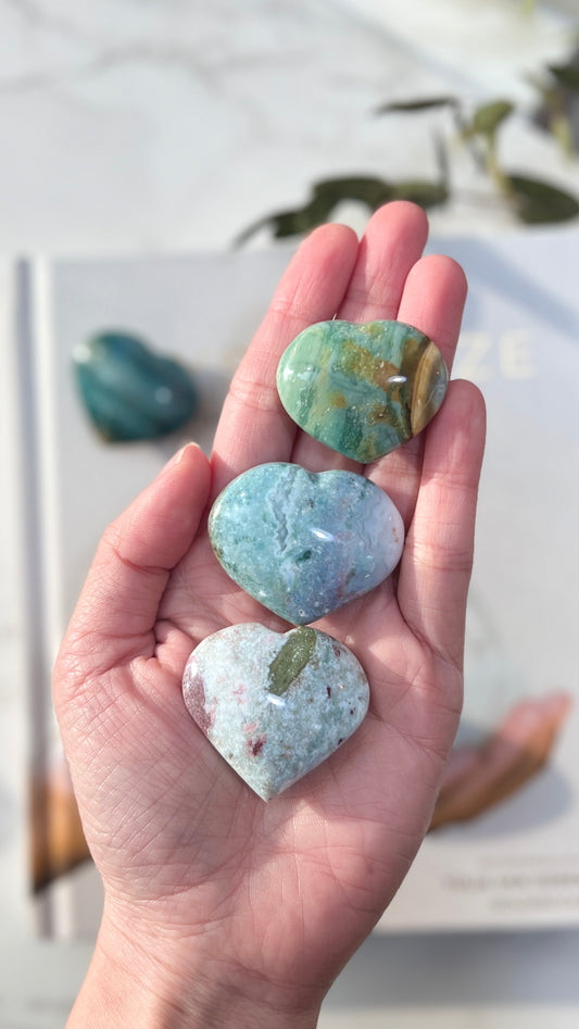Ocean Jasper Heart (OJ-H03)