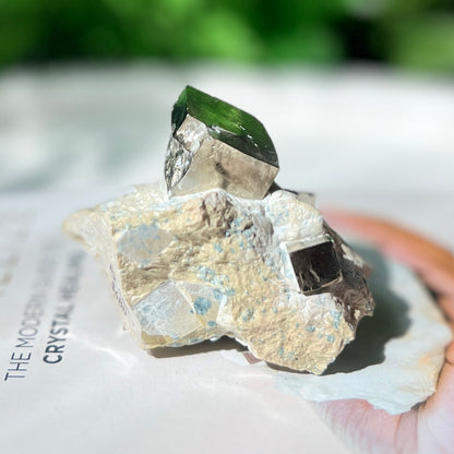 Pyrite Cubes in Matrix 黃鐵礦