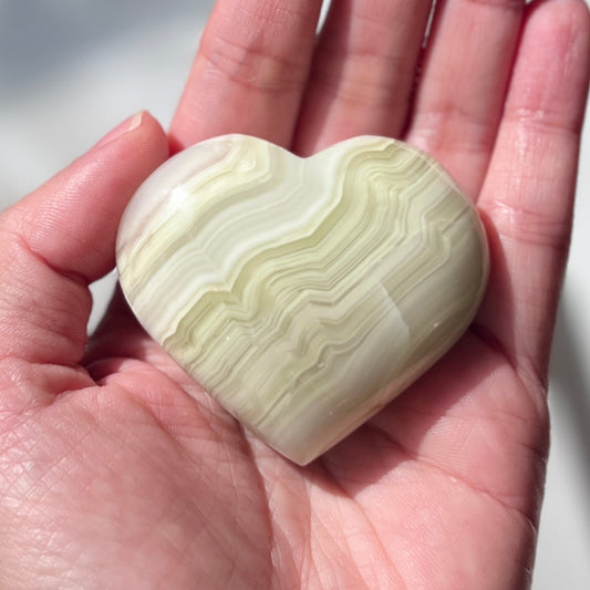 Green Onyx Heart 綠安力士