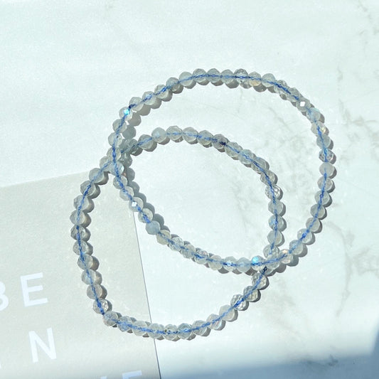 Labradorite Facet Bracelet 4mm
