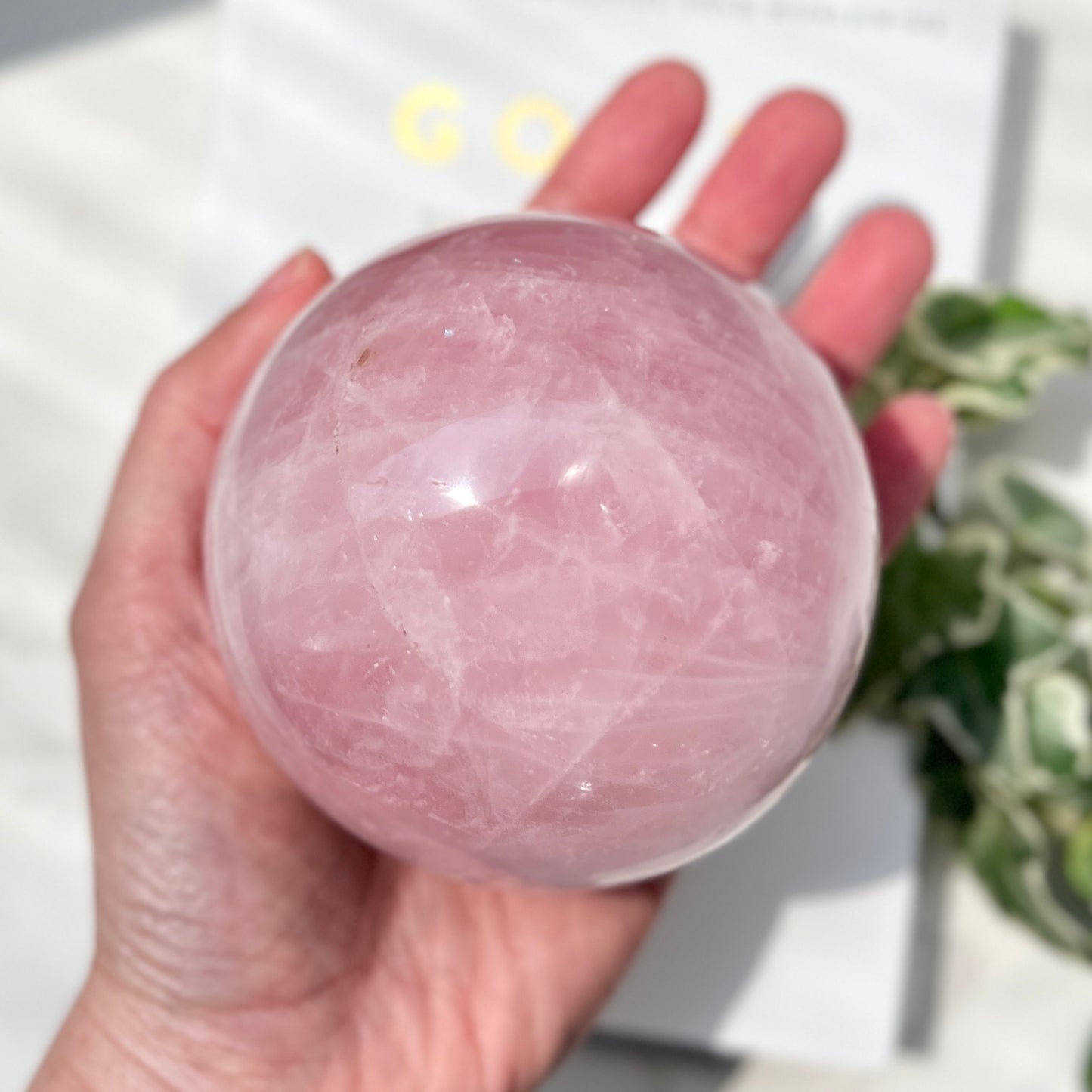 Rose Quartz Sphere 8cm 粉晶