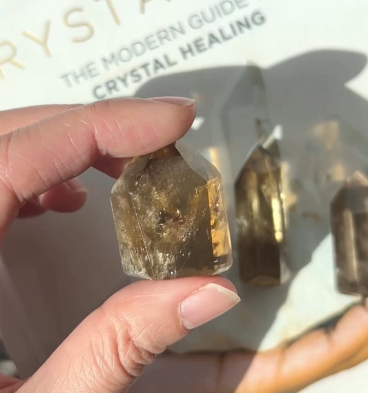 Natural Smoky Citrine Point (CI-022)