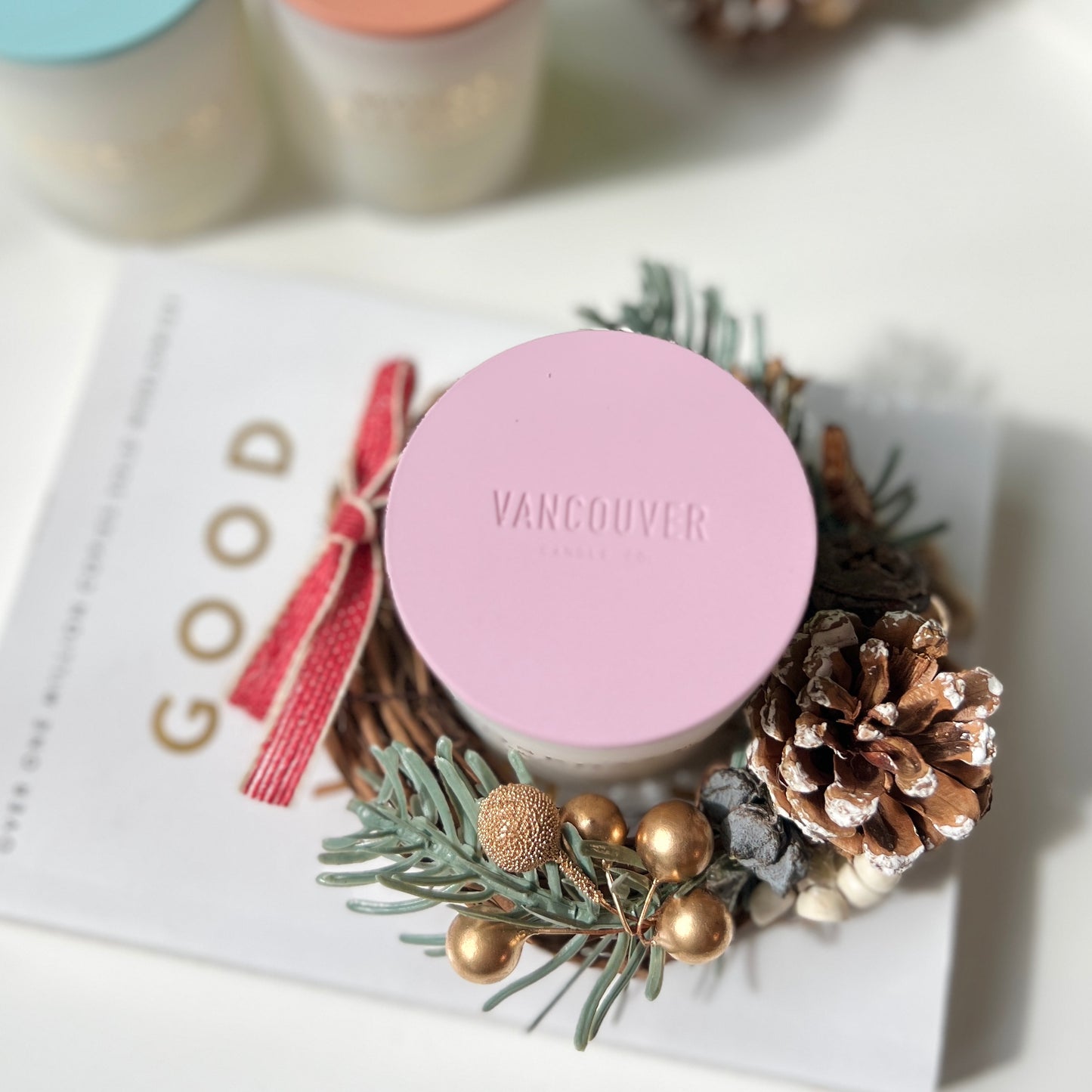 Candle X'mas Set 聖誕套裝 - 棉花大豆蠟燭