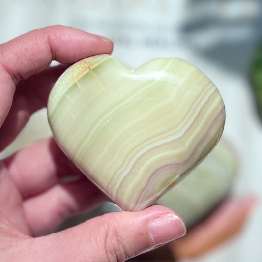 Green Onyx Heart 綠安力士